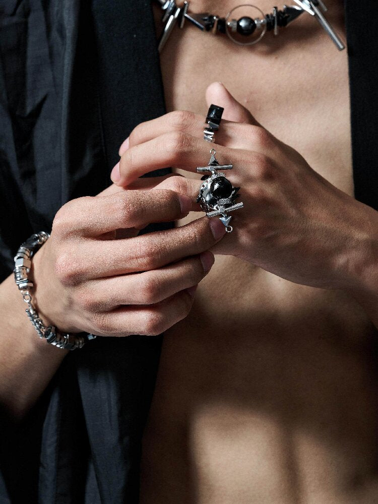 Doomsday Mecha Heavy Punk Bracelet【s0000018823】