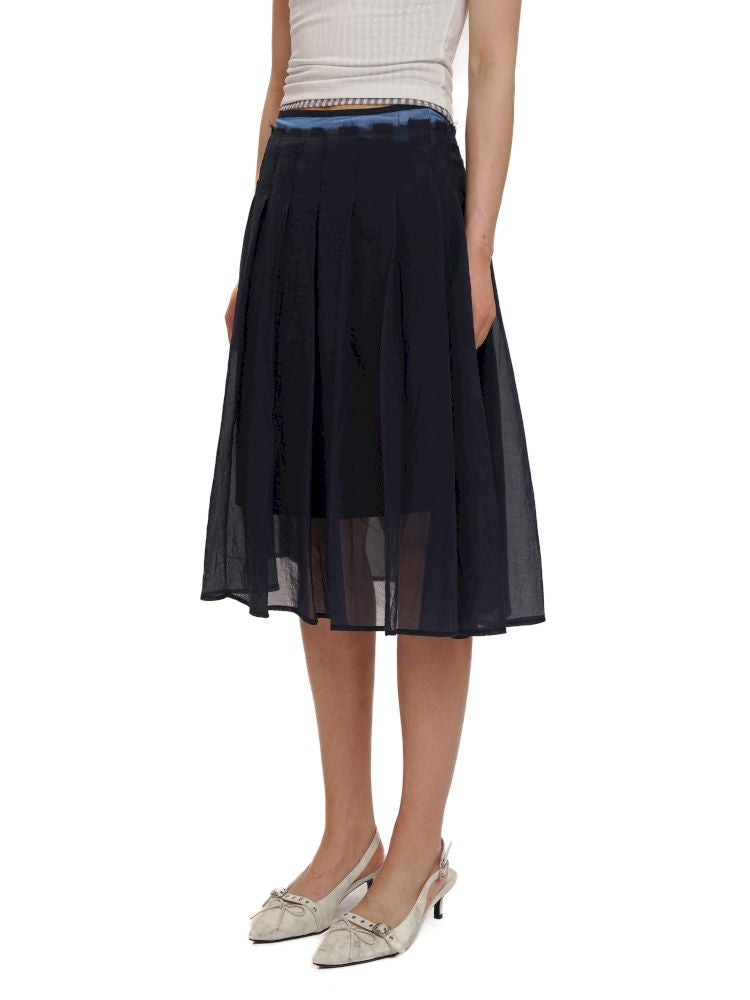 Elastic Waist Head Peplum Half Skirt【s0000012495】