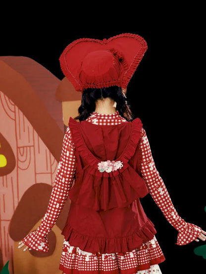 Embroidered Floral Headpiece Vest【s0000013934】