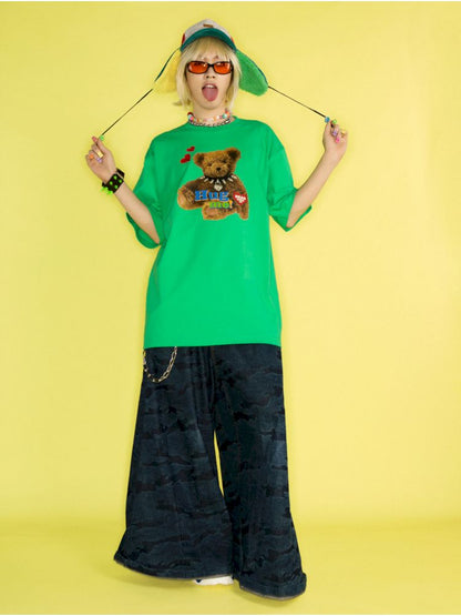 Dopamine Street Hip Hop Loose T-Shirt【s0000012459】