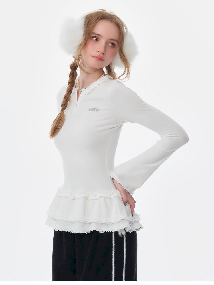 Slim Thin Knitted Bottom Shirt【s0000011490】