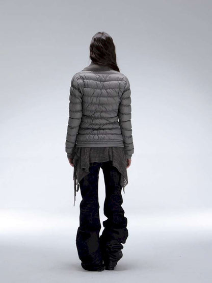 Original Pile Collar Slim Short Down Jacket【s0000014710】