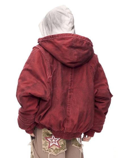 Raw Edge Short Cotton Jacket【s0000011355】