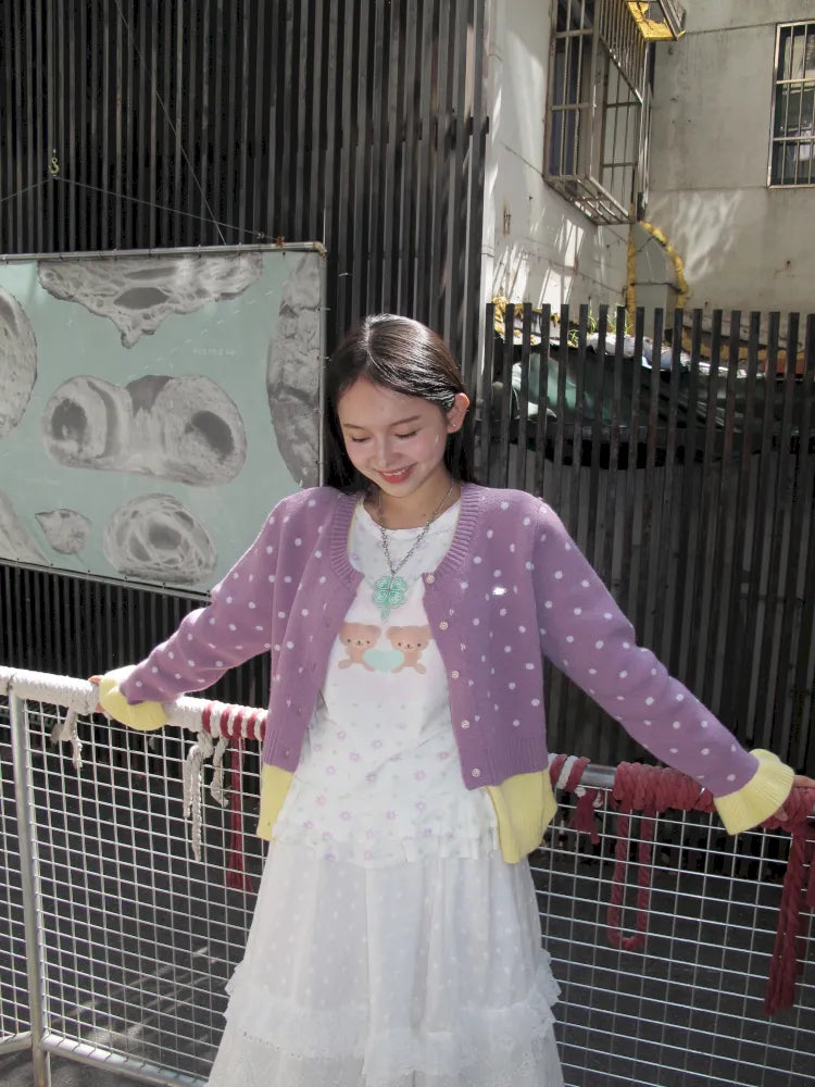 Fake Two-Piece Cardigan Sweater【s0000014169】