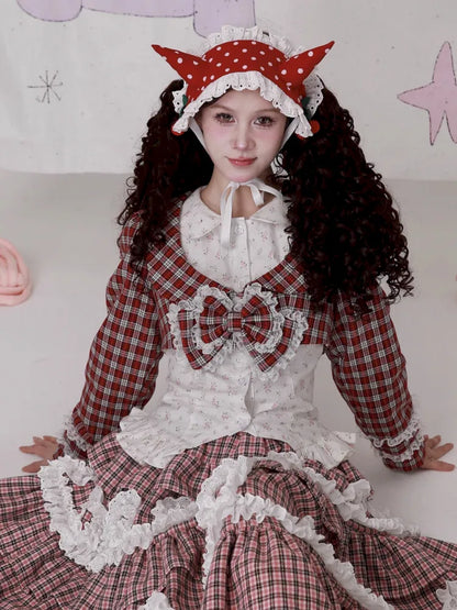 Girly Bow Long-Sleeve Jacket【s0000014104】