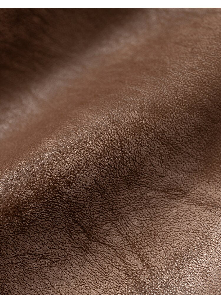 Streamer Snood Chiffon Leather Jacket【s0000015942】
