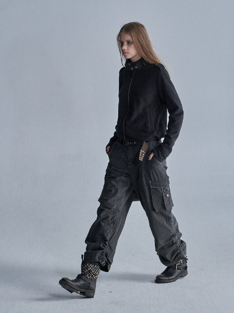 Three Color Fleece Loose Jacket【s0000018473】