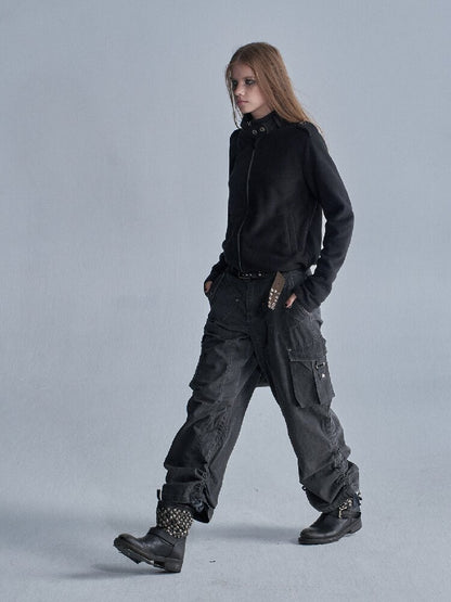 Three Color Fleece Loose Jacket【s0000018473】