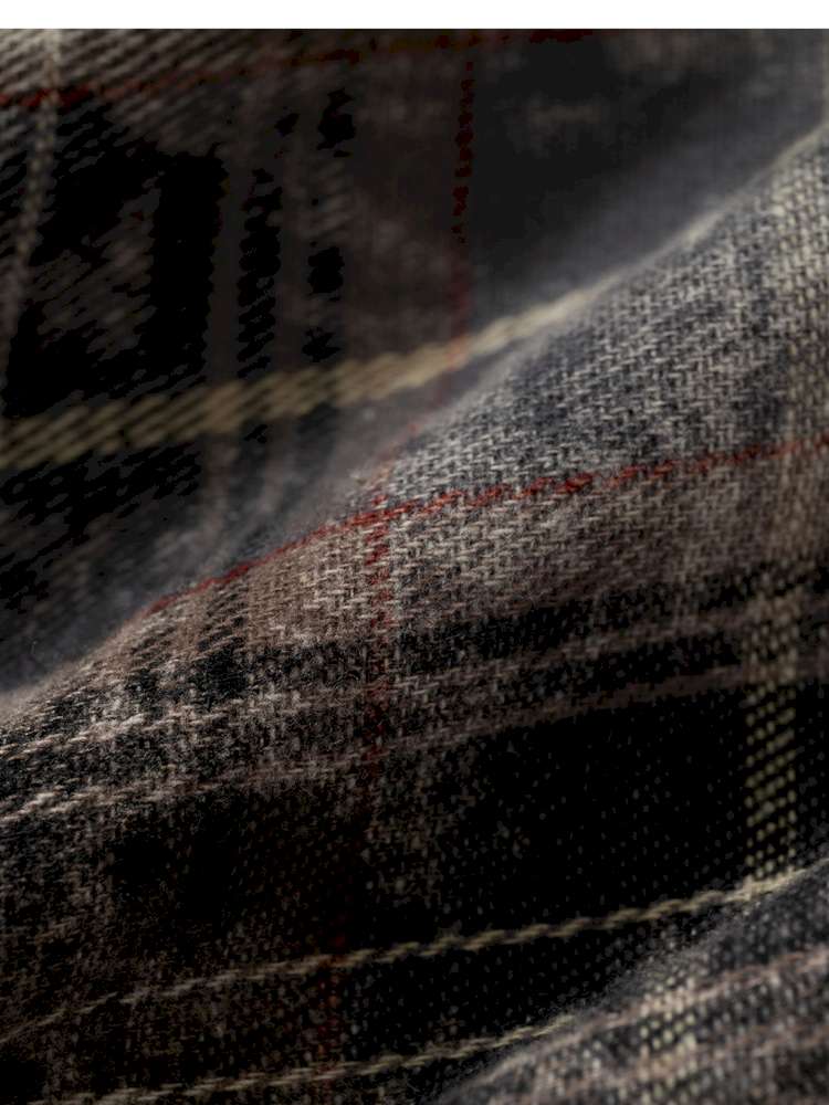 Patchwork Plaid Shirt Dress Skirt【s0000014473】