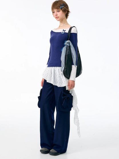 Polka Dot Design Layered One Piece【s0000017872】