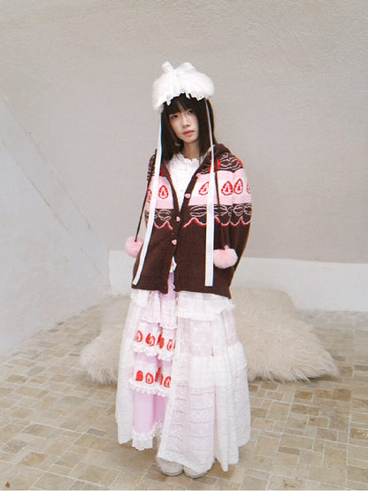Fair Isle Cake Knit Cardigan【s0000018538】