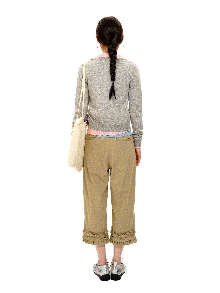 Contrast Fake 3-Piece Knit Cardigan【s0000016101】