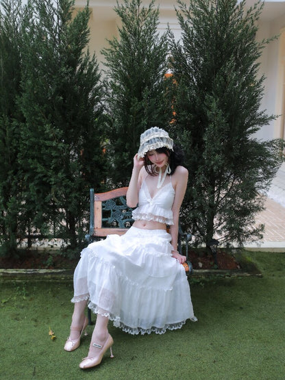 Spaghetti Strap Tencel Long Dress【s0000017520】