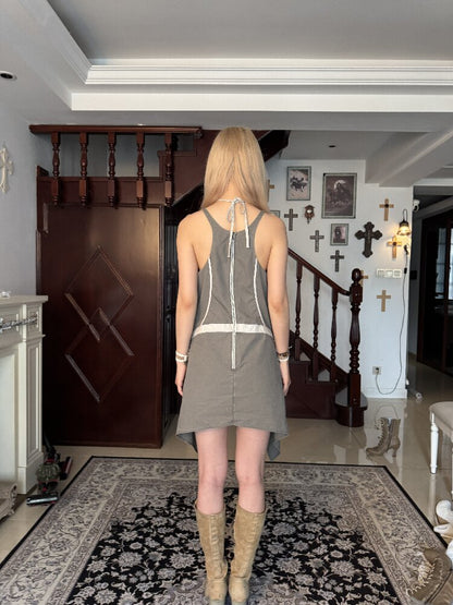 Medieval Pleated Slip Dress【s0000017977】