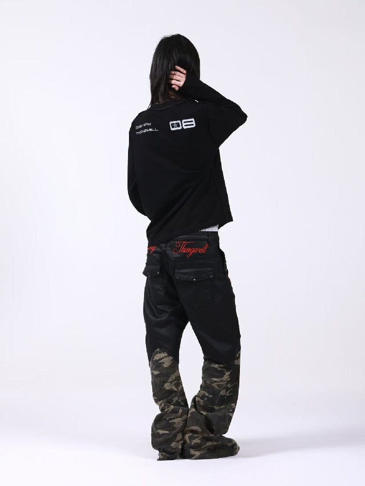 Slogan Cotton Linen Long Sleeves【s0000018193】