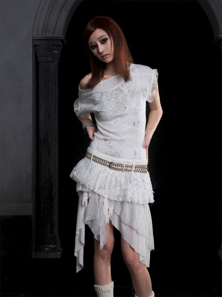 Totem Printed Ultra Short Dress Top【s0000012312】