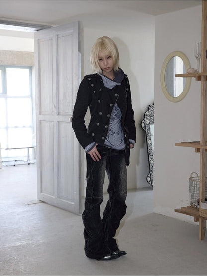 Mid-Century Vintage Napoleon Coat【s0000016952】