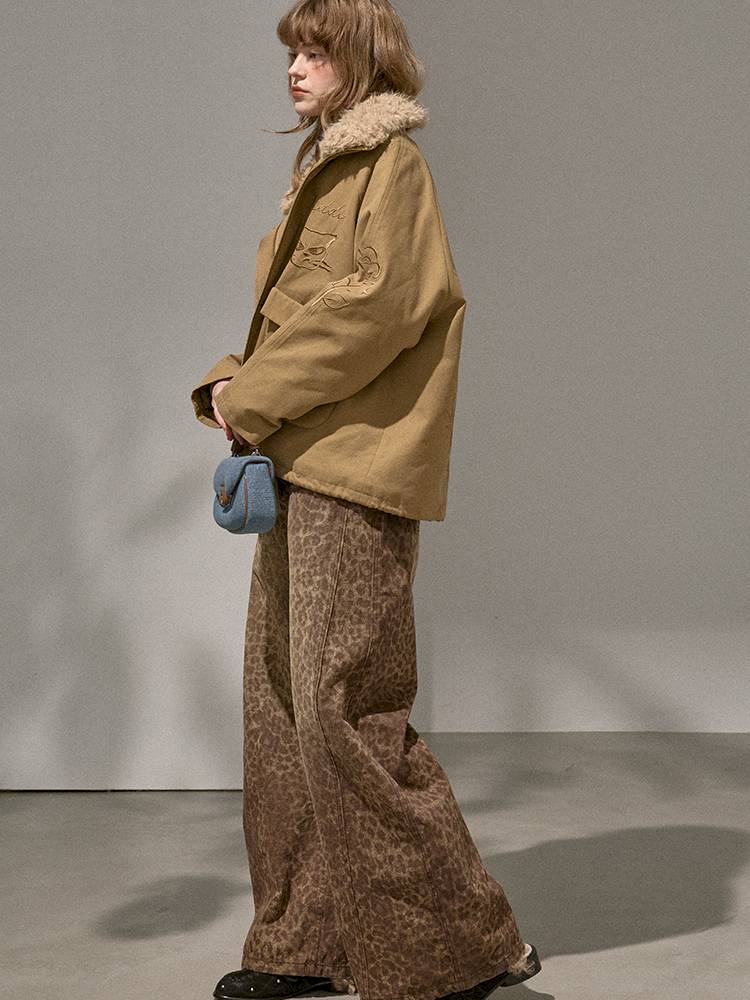 Straight-Leg Wide-Leg Jeans【s0000014389】