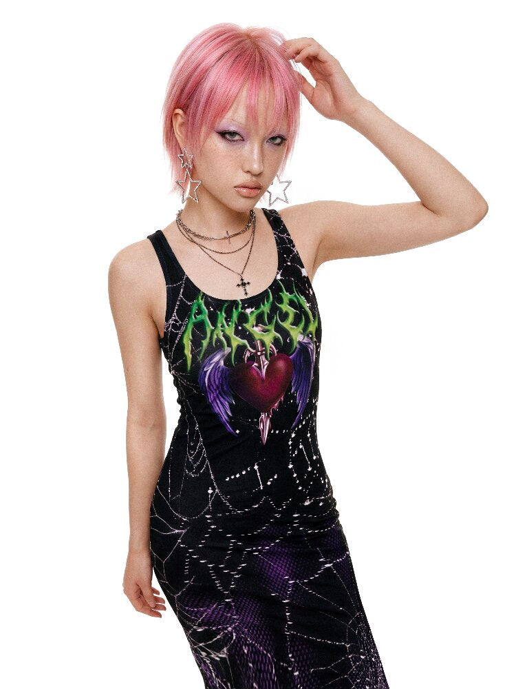 Original Gothic Slimming Vest Dress【s0000017401】