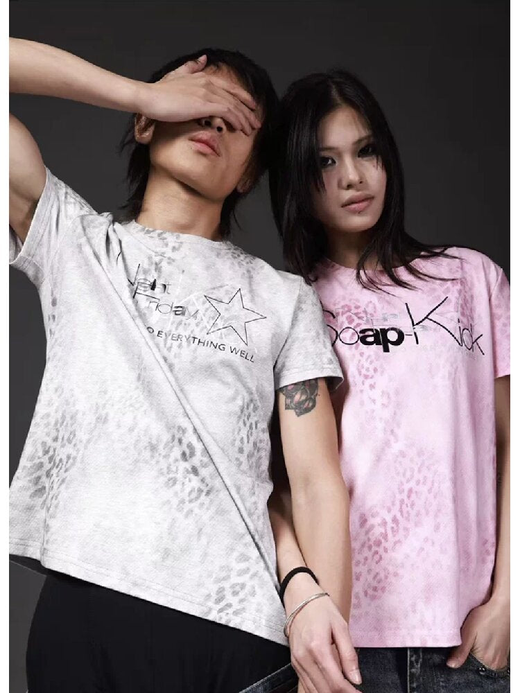 Millennium Silver Foil Leopard Tee【s0000018262】
