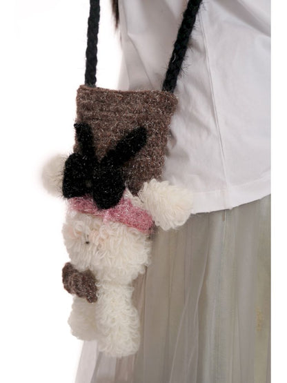 Bow Woven Shoulder Crossbody Bag【s0000012508】