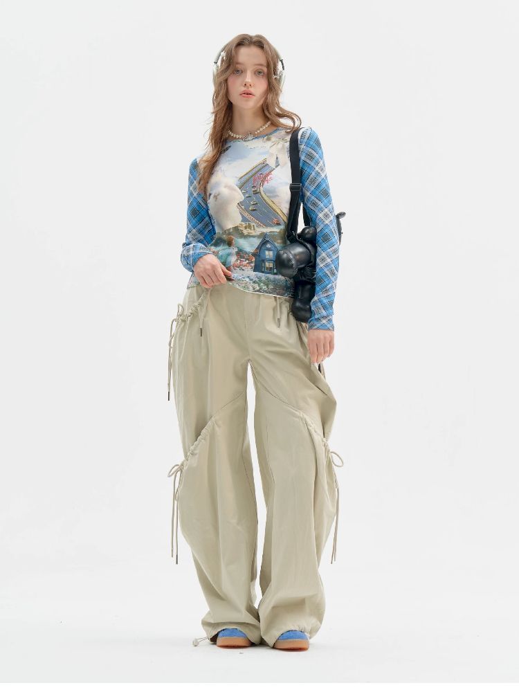 Straight Wide Leg Workwear Casual Pants【s0000011511】