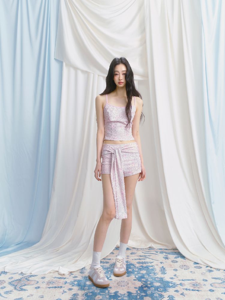 Camisole Top Strappy Shorts Set【s0000012150】