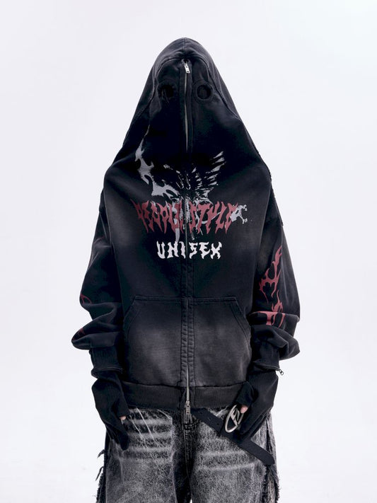 Glove Mask Hooded Sweatshirt【s0000013203】