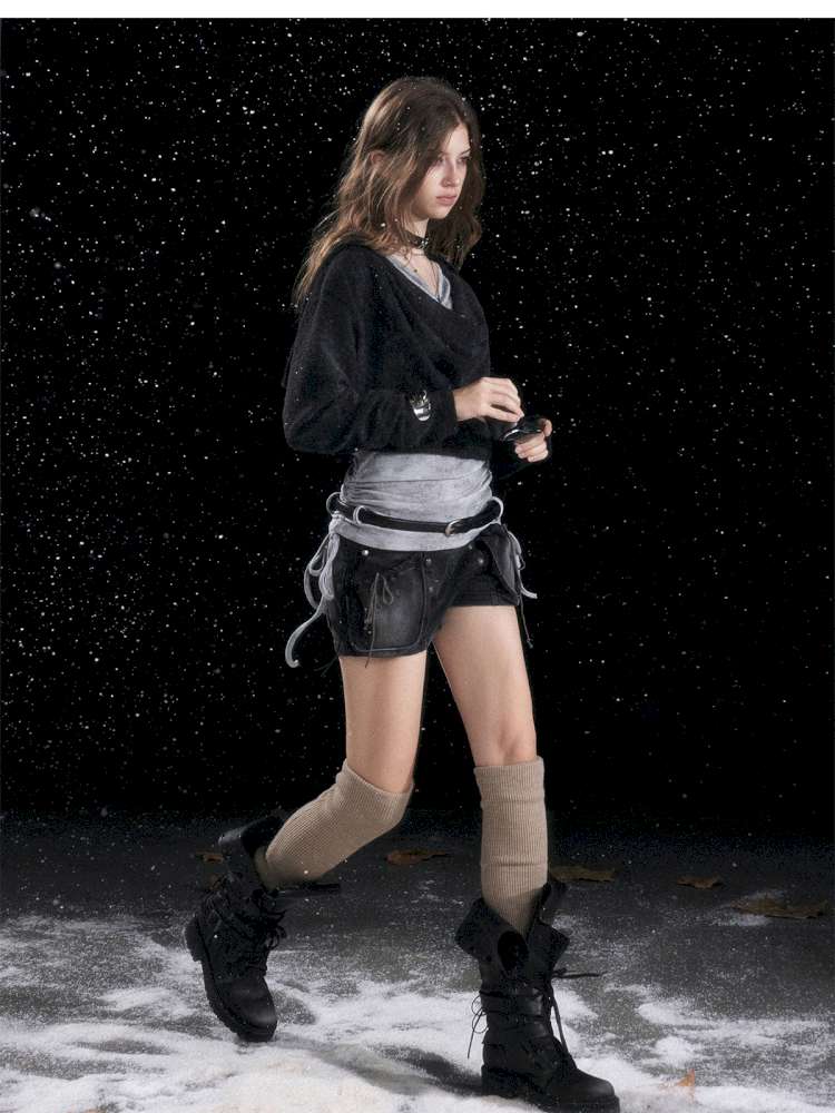 Air Eye Strap Punk Knight Boots【s0000014676】