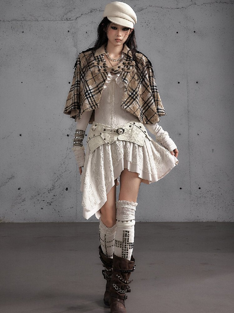 Punk Print Stretch Knit Dress【s0000019153】