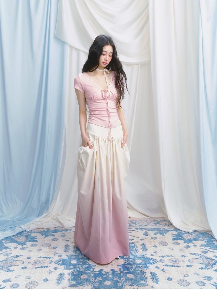 High-Waisted Half-Length Skirt【s0000012144】