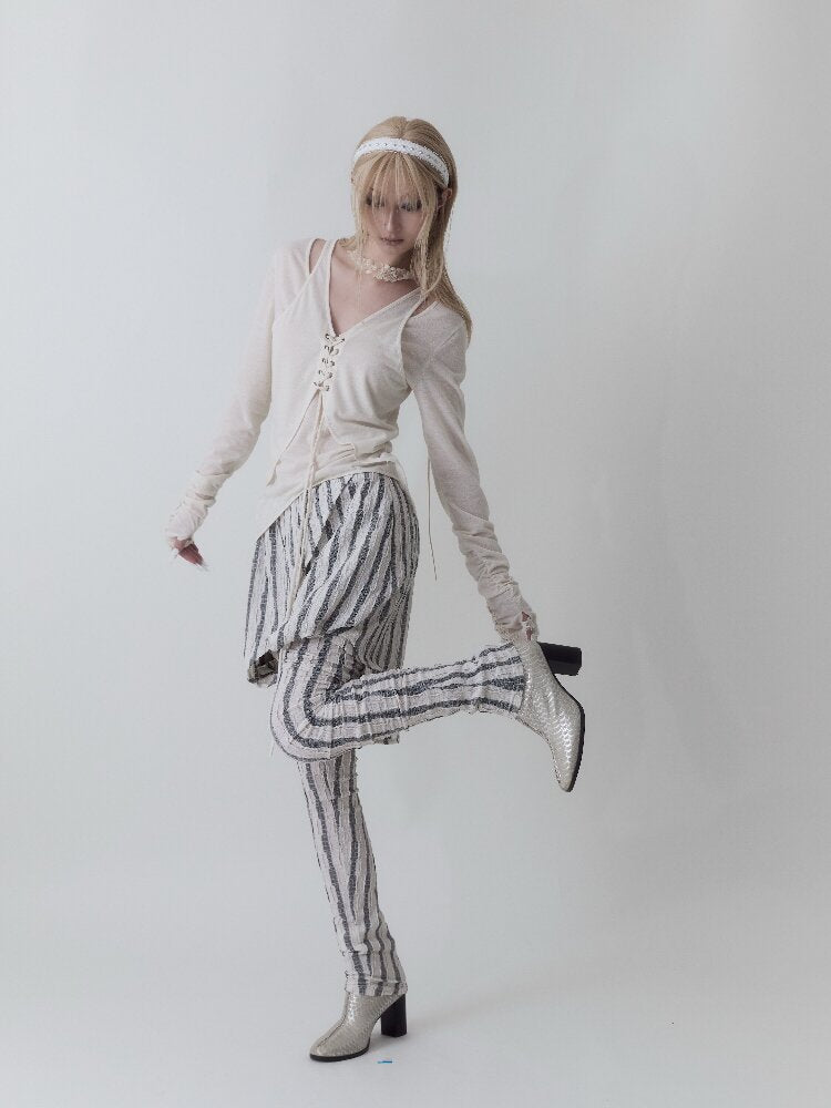 Romantic Antique Embroidered Top【s0000017973】
