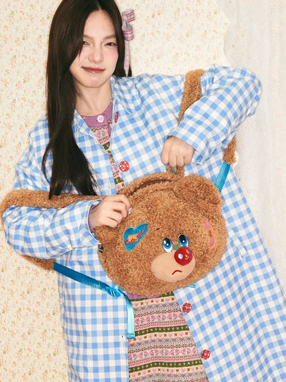 Apple Shaped Plush Backpack【s0000014152】