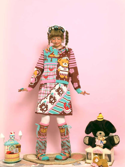 Vintage-Style Knit Cardigan【s0000014517】