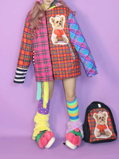 Loose Hooded Fleece Cotton Sweatshirt【s0000014631】