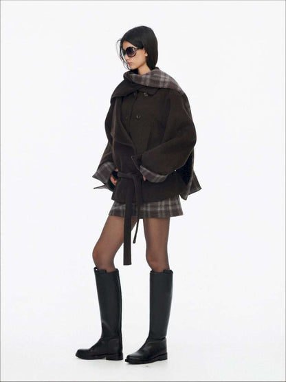 Wool Double Breasted Jacket Set【s0000015061】