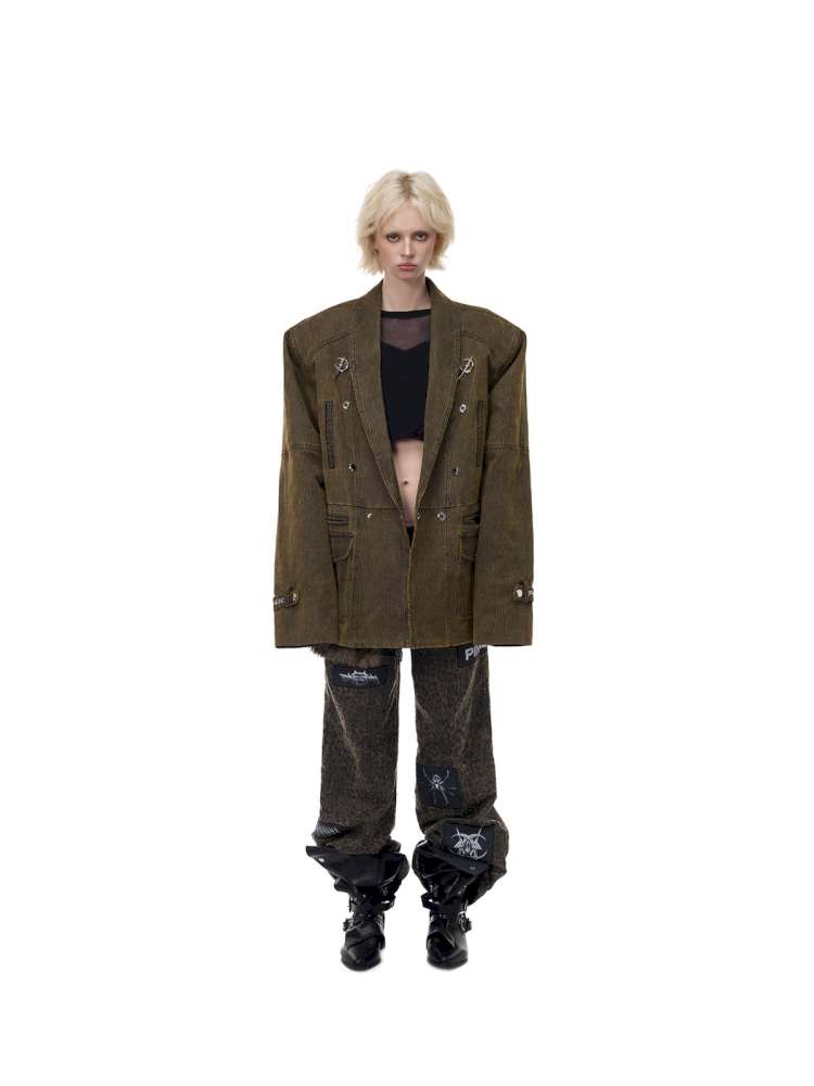 Electric Moon Silhouette Suit【s0000015130】