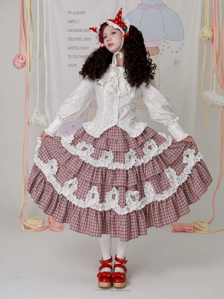 Old-fashioned Lolita cute girl skirt cake skirt【s0000014102】