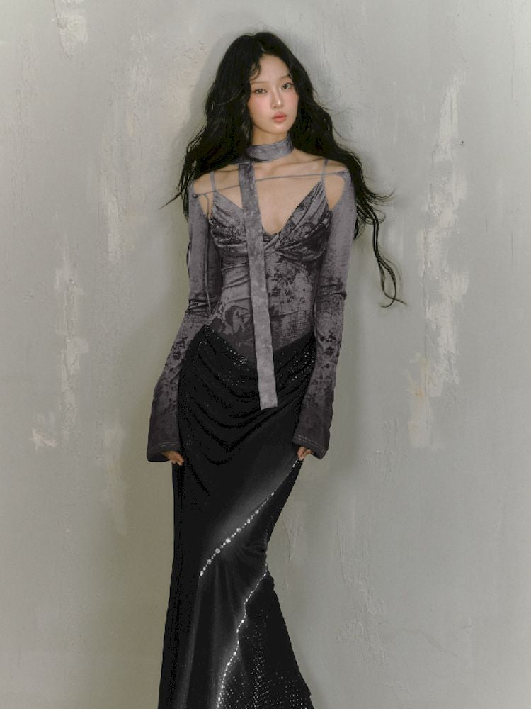 Gray VIBE Dress [S0000010025]