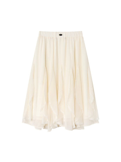 Night Dew Rose Chiffon Lace Skirt【s0000015667】