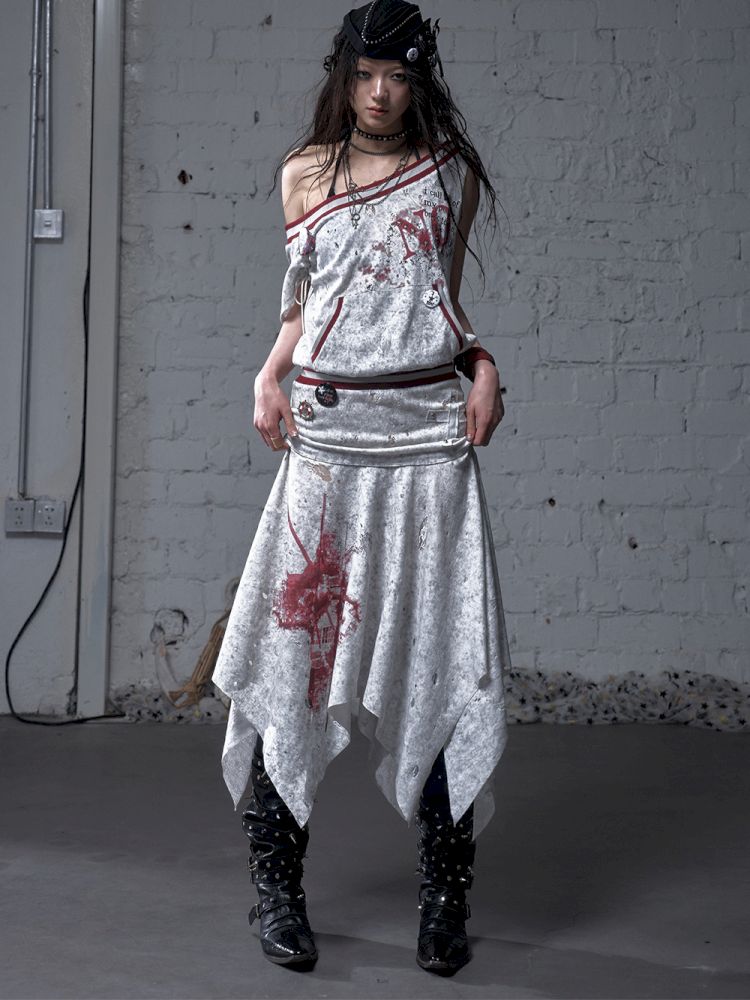 Hoodie sleeveless bodycon dress【s0000012785】