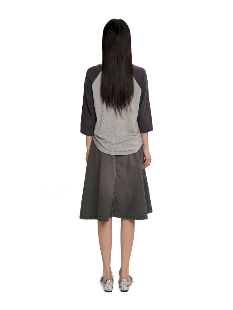 Casual Raglan Long-Sleeved T-Shirt【s0000012559】