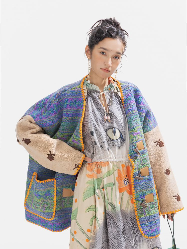 Shell Embroidered Loose Jacket【s0000011313】