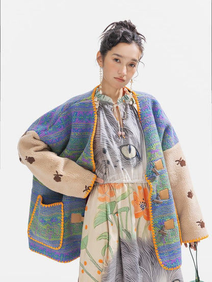 Shell Embroidered Loose Jacket【s0000011313】