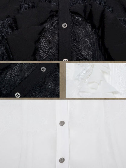 Chiffon Thin Sheer Top【s0000012653】