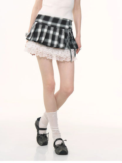 Plaid Half-body Skirt【s0000012266】