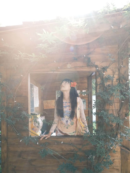 Printed Long-Sleeved Mesh T-Shirt【s0000012776】