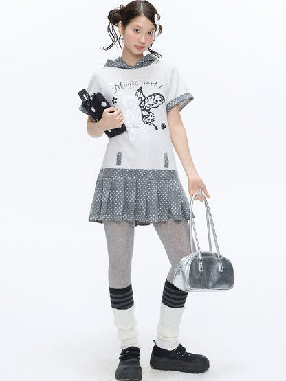 Glitter Pink Print Sweatshirt【s0000016379】
