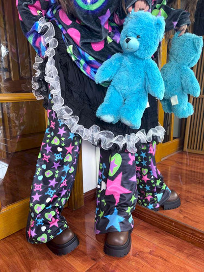 Dopamine Plush Wide-Leg Pants【s0000014633】