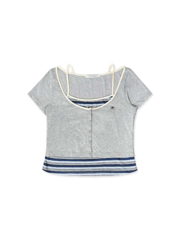Short-sleeved cardigan slimming top【s0000012549】